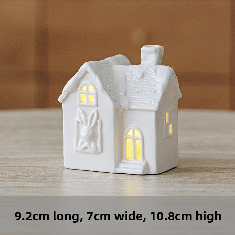 Christmas decoration miniature house