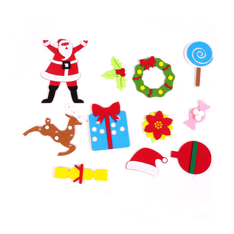 DIY Felt Christmas Tree with Ornaments