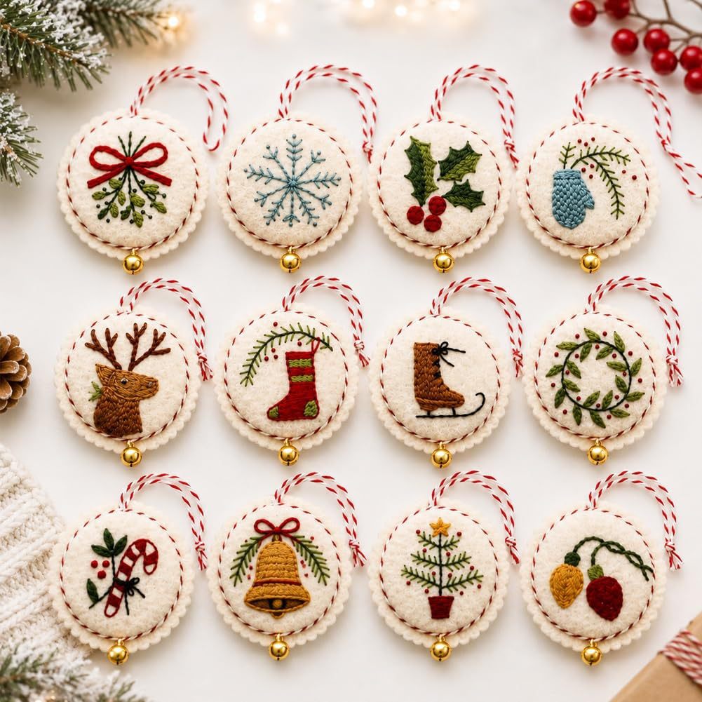 DIY Felt Christmas Ornament Craft Kit