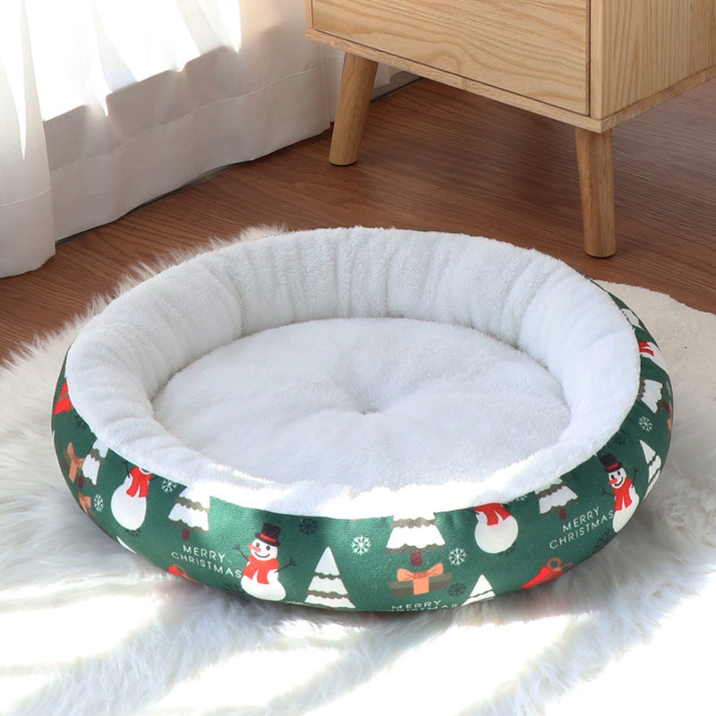 Christmas Warm Pet Nest Pad