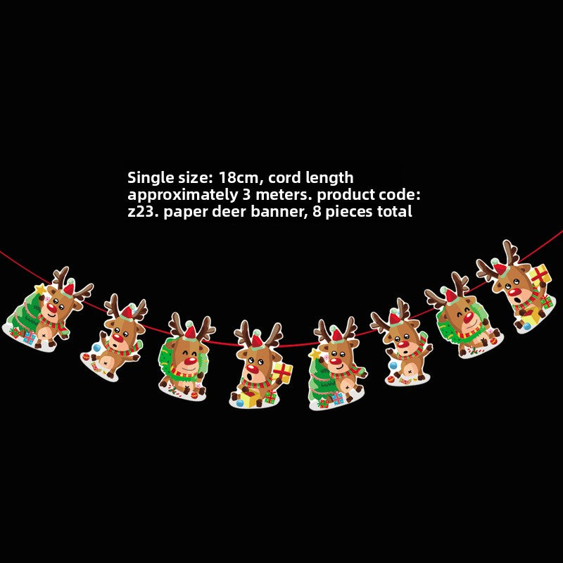 Christmas lace decoration pendant