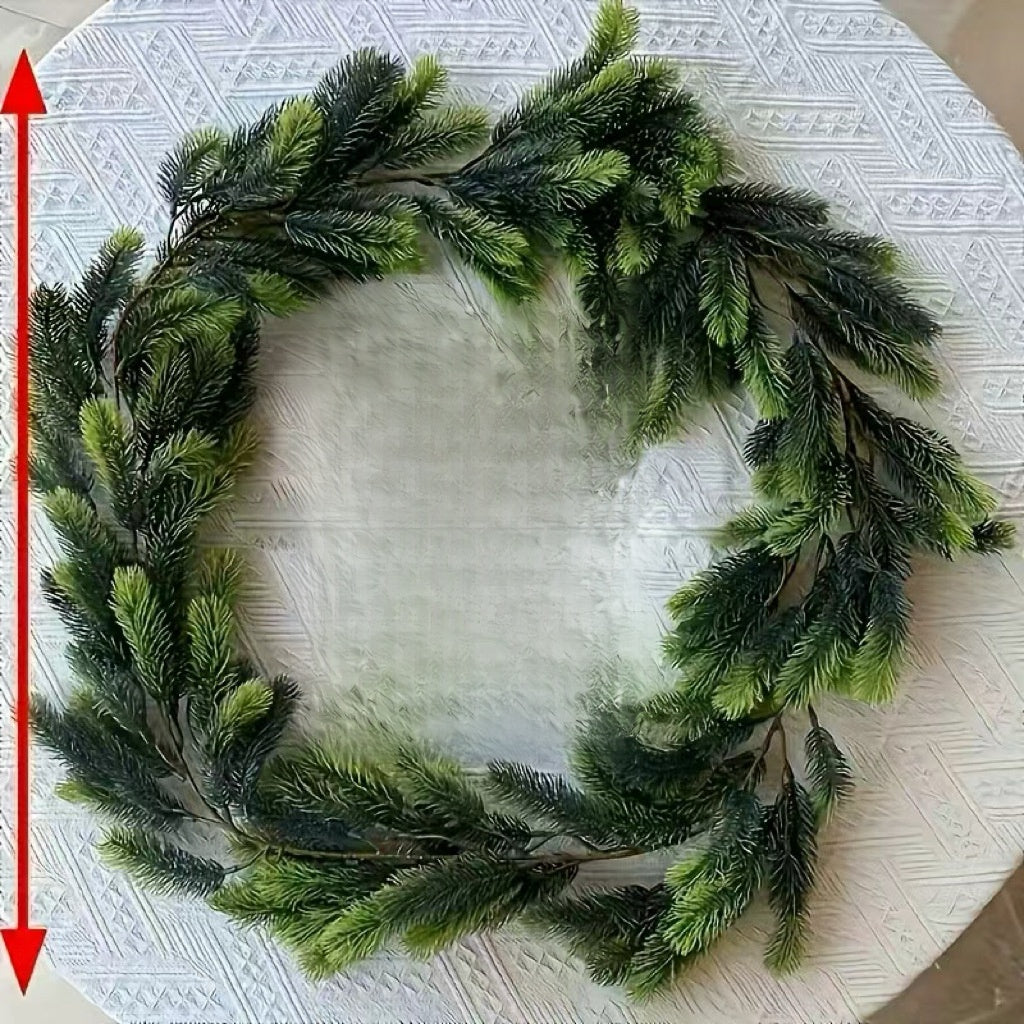 Artificial Pine Needle Garland for Christmas Decorations