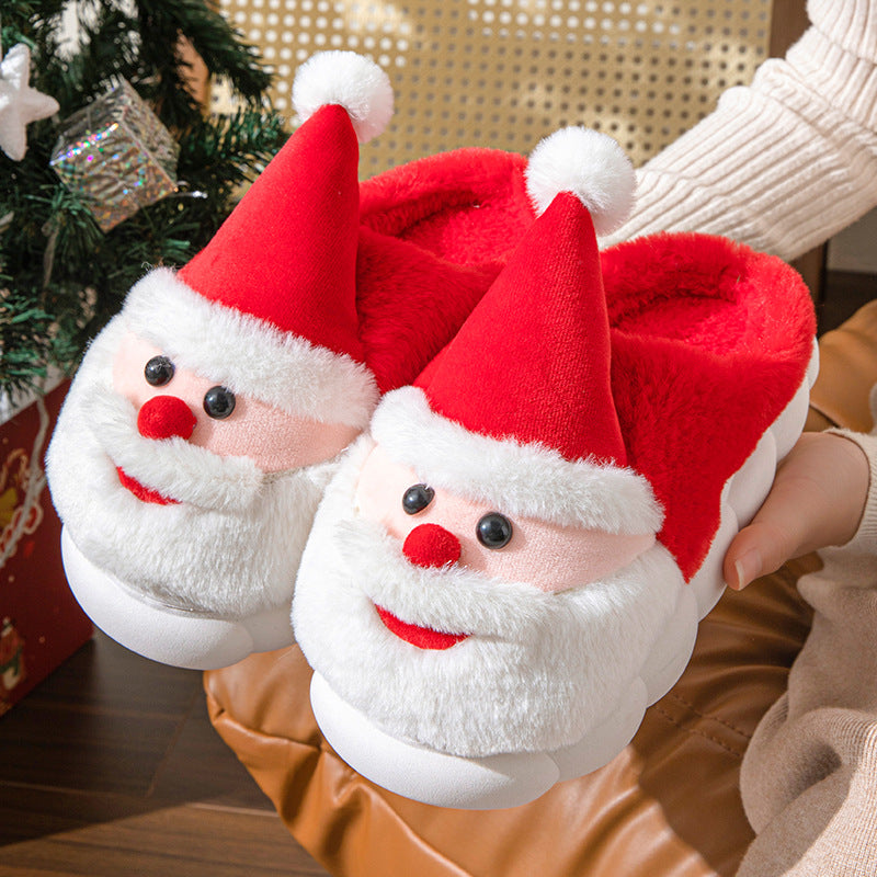 Santa Claus Home Slippers Thick-Soled Non-Slip