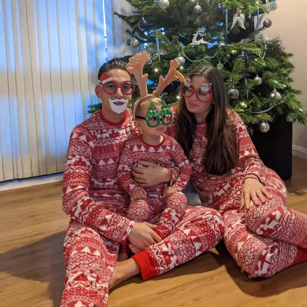 Christmas Printed Children's Family Clothing Set