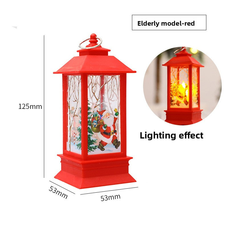 LED Christmas Decorative Flame Wind Lamp