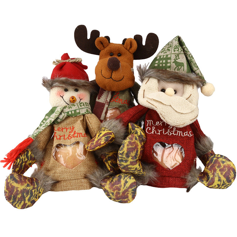 Christmas Decorative Gift Bag for Candy Apple Holiday Party