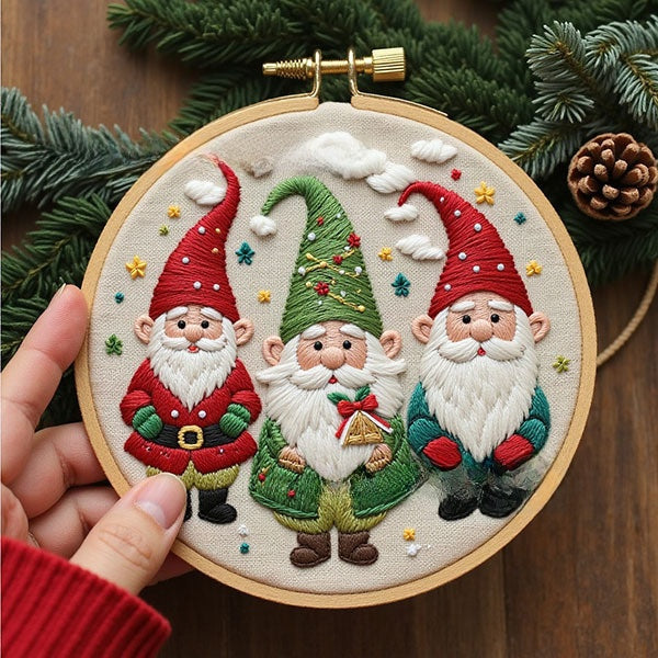 Christmas Embroidery DIY Craft Kit