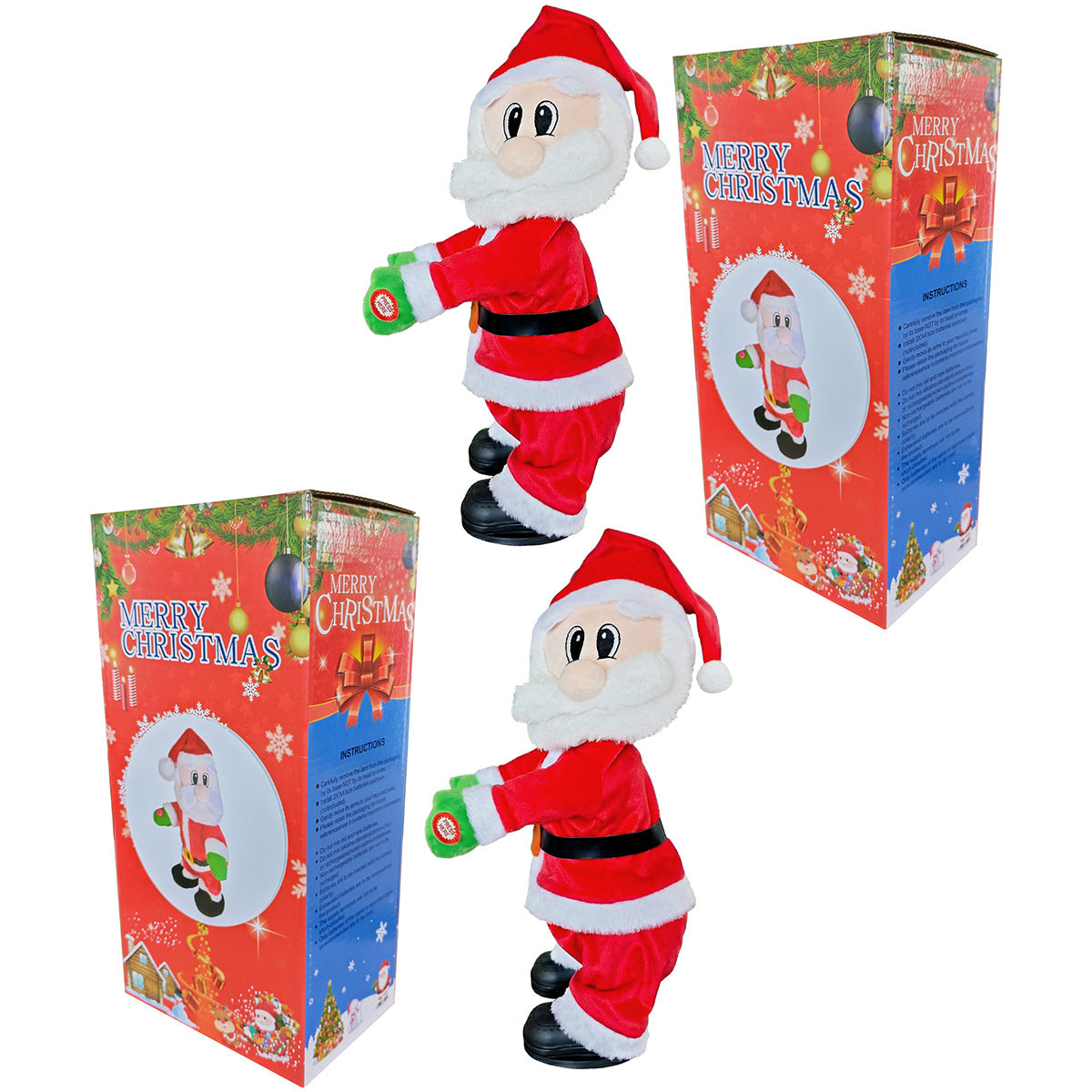 Christmas Ornaments, Electric Music, Butt-Twisting Santa Claus, Children's Christmas Electric Toys