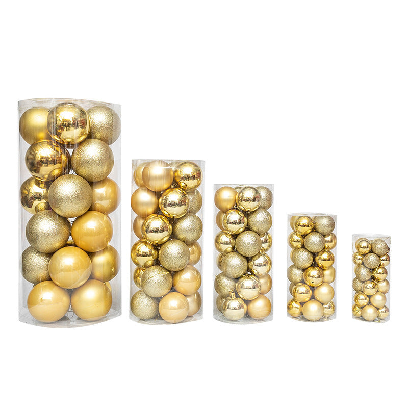 Plastic Electroplated Christmas Tree Decoration Balls