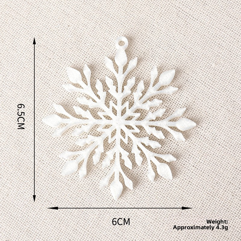 3D Printed Snowflake Christmas Tree Ornament