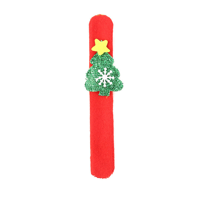 Christmas Plush Snap Bracelet for Kids