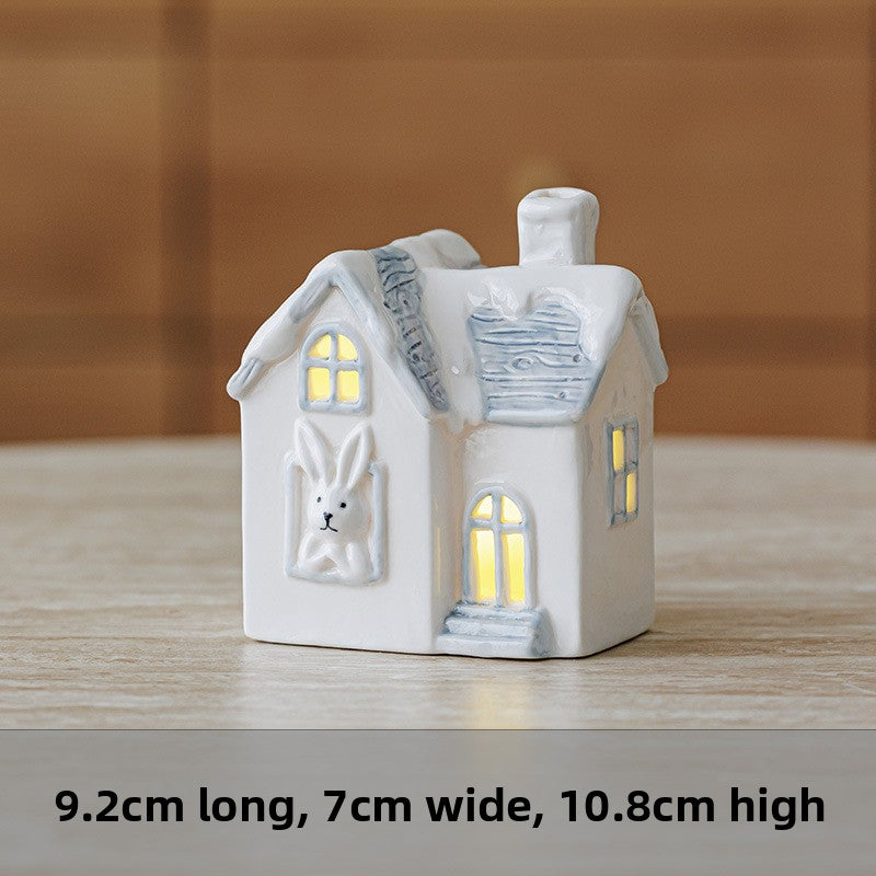 Christmas decoration miniature house