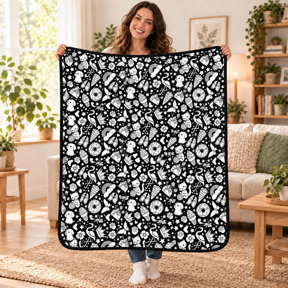 Christmas DIY Decal Blanket