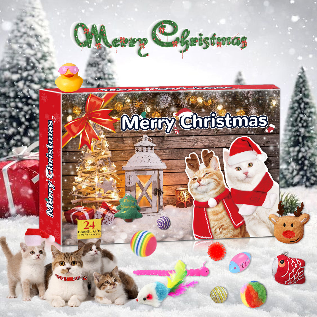 Christmas rubber creative toys