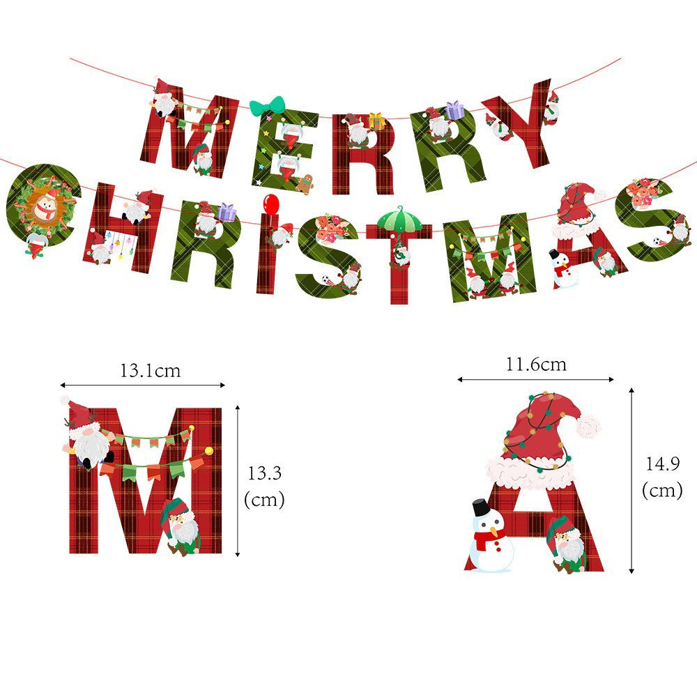 Christmas Decorative Paper Flags and Pennants