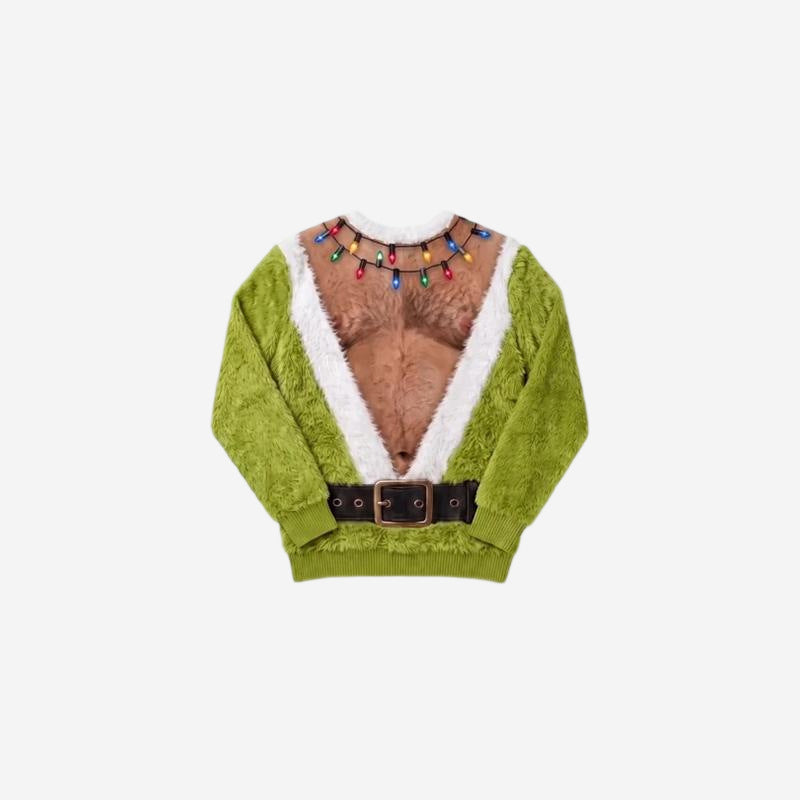 Green Monster Christmas Print Loungewear
