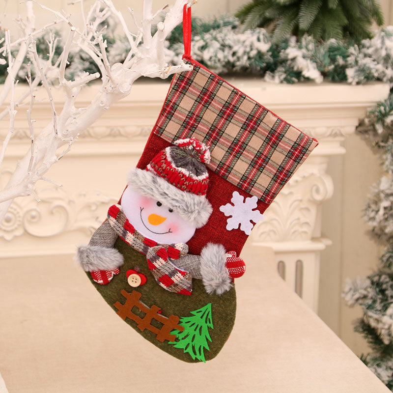 Christmas Gift Sock Hanging Bag