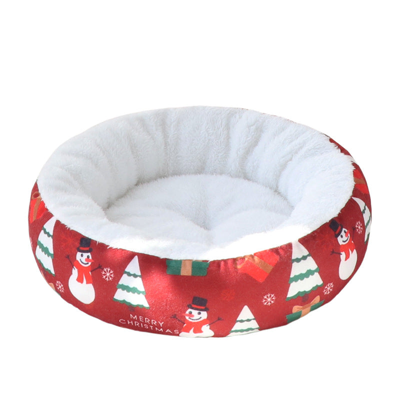Christmas Warm Pet Nest Pad