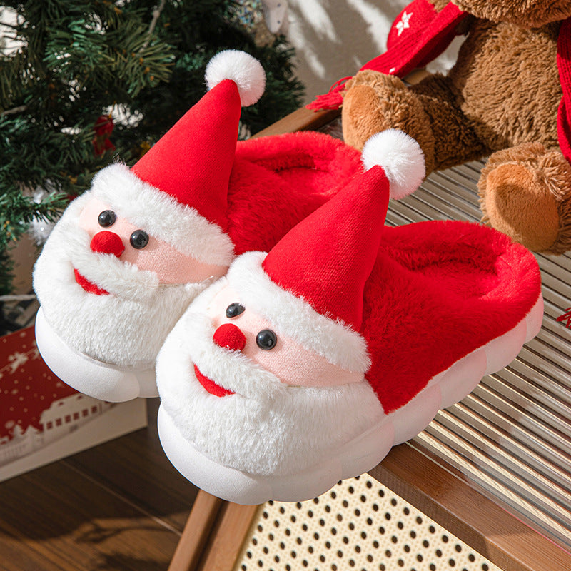 Santa Claus Home Slippers Thick-Soled Non-Slip