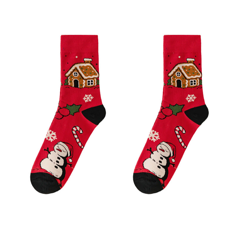 Christmas Themed Mid-Calf Socks
