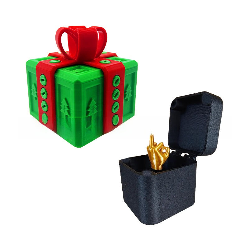 3D Printed Christmas Tree Novelty Gift Box