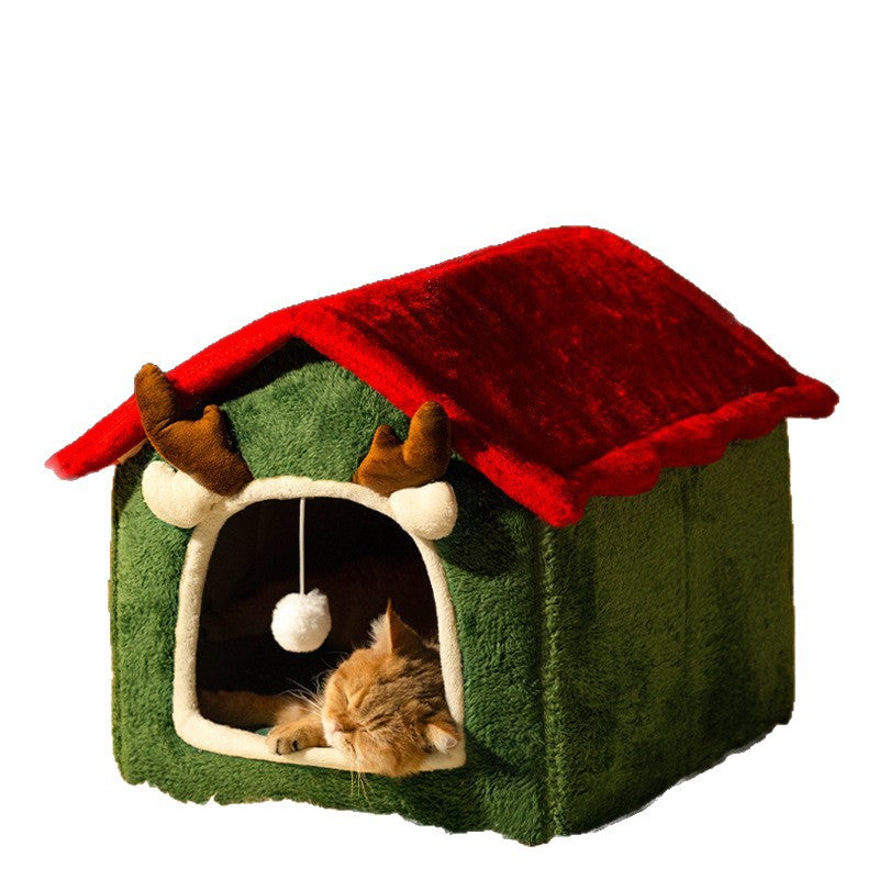 Christmas Reindeer Pet House