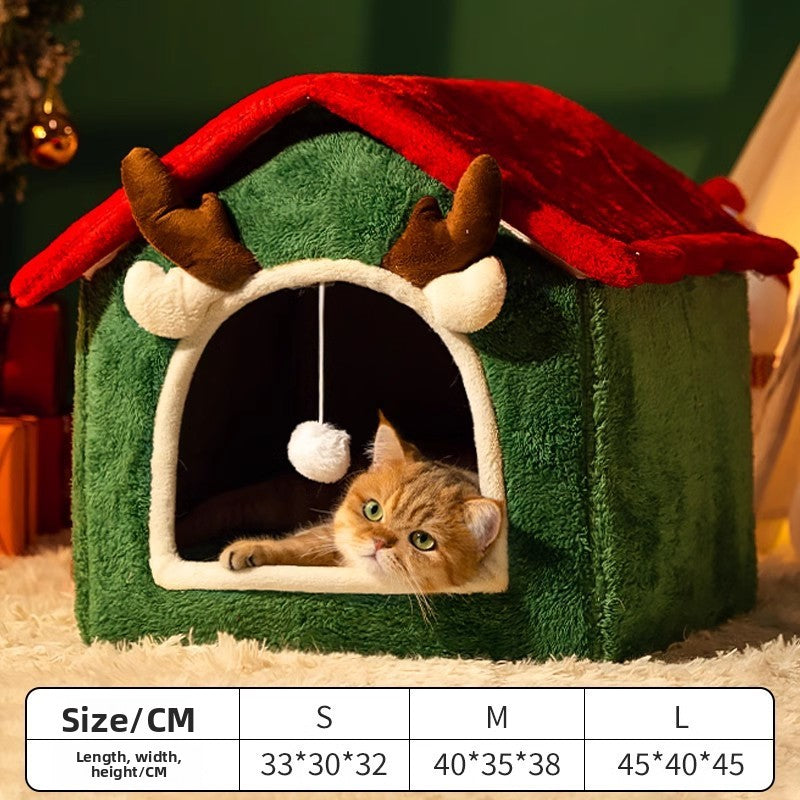 Christmas Reindeer Pet House