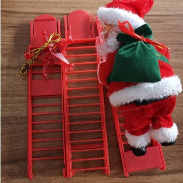 Electric Santa Claus Climbing Beads Toy