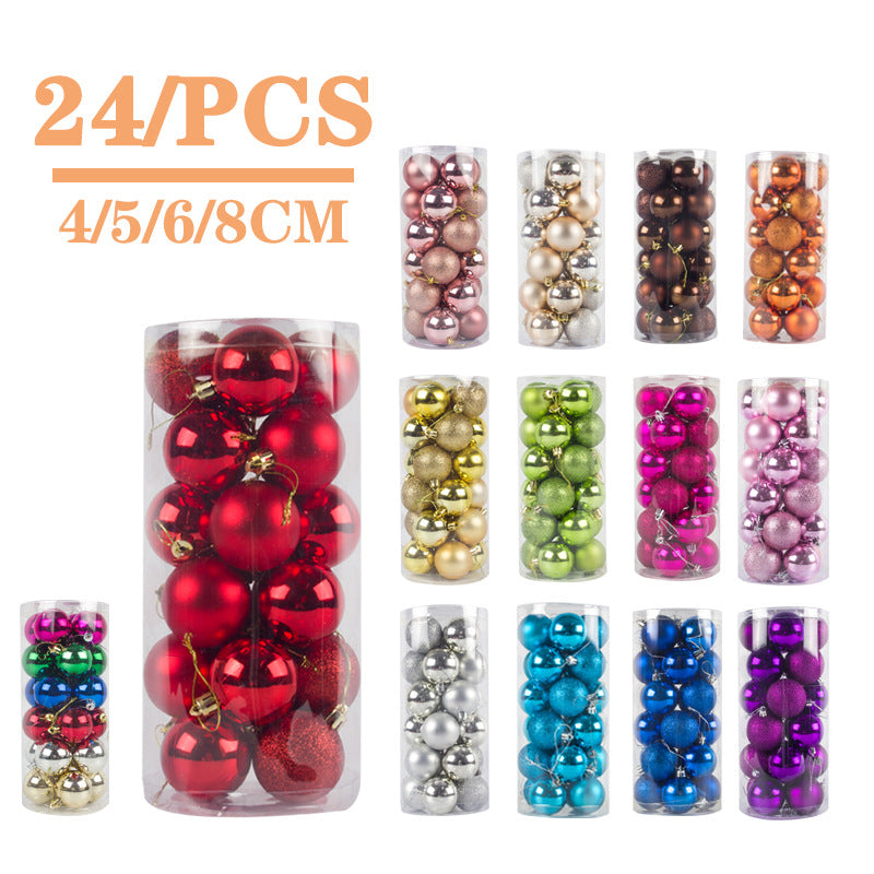 Plastic Christmas Ball Decorations