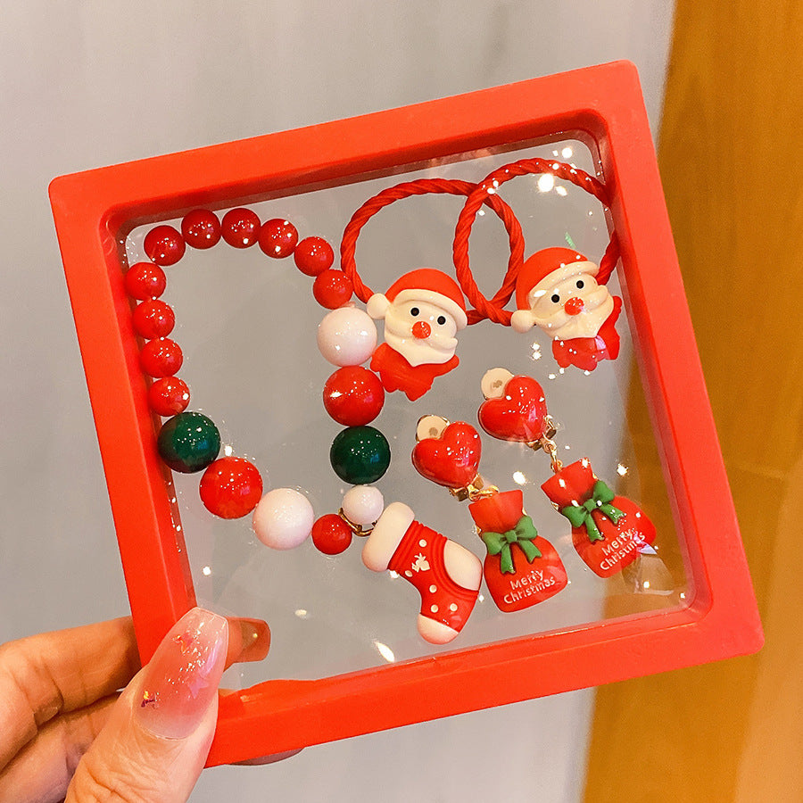 Christmas Themed Childrens Bracelet Set
