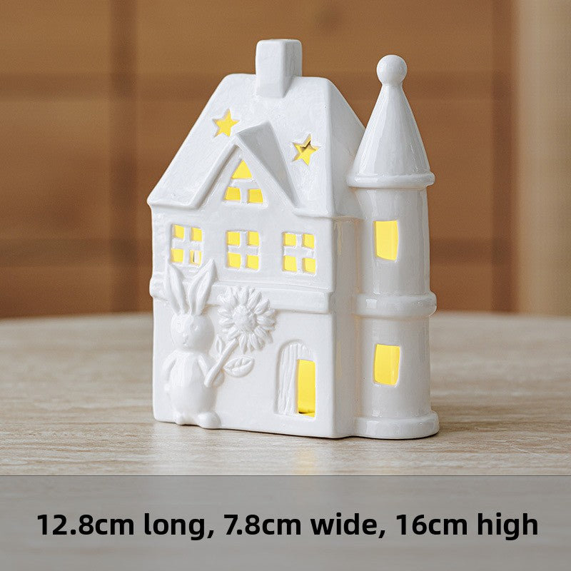 Christmas decoration miniature house