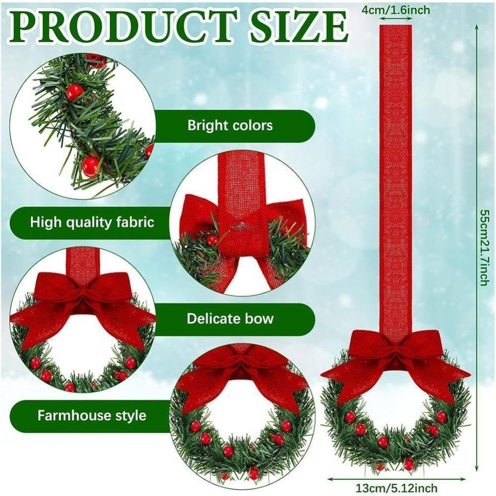 Christmas Decoration Wreath with Berries
