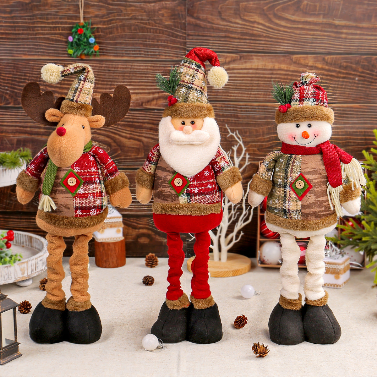 Christmas stretchable figurine decoration