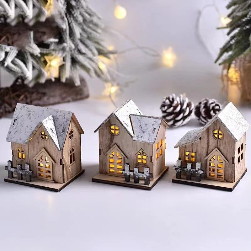 Christmas wooden ornament