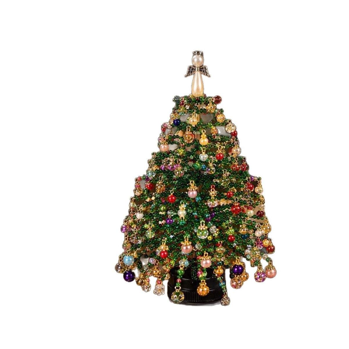 Handmade Beaded Christmas Hat Christmas Tree