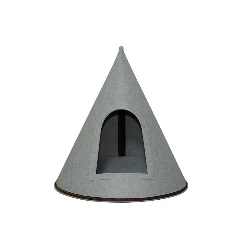 Felt Tapered Cat Nest Christmas Tree Design