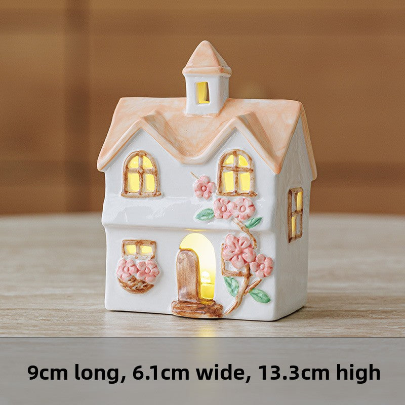 Christmas decoration miniature house