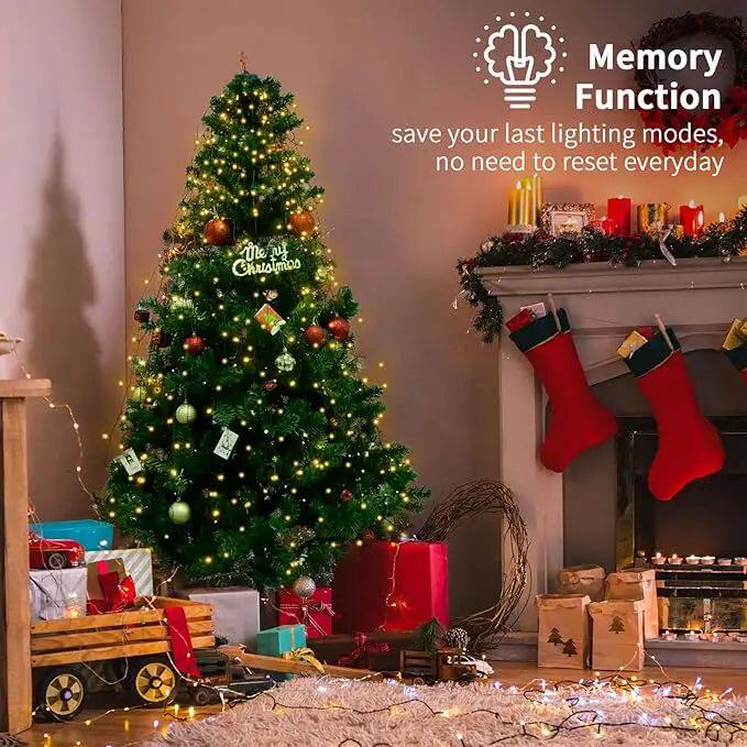 LED light ring Christmas tree top decoration