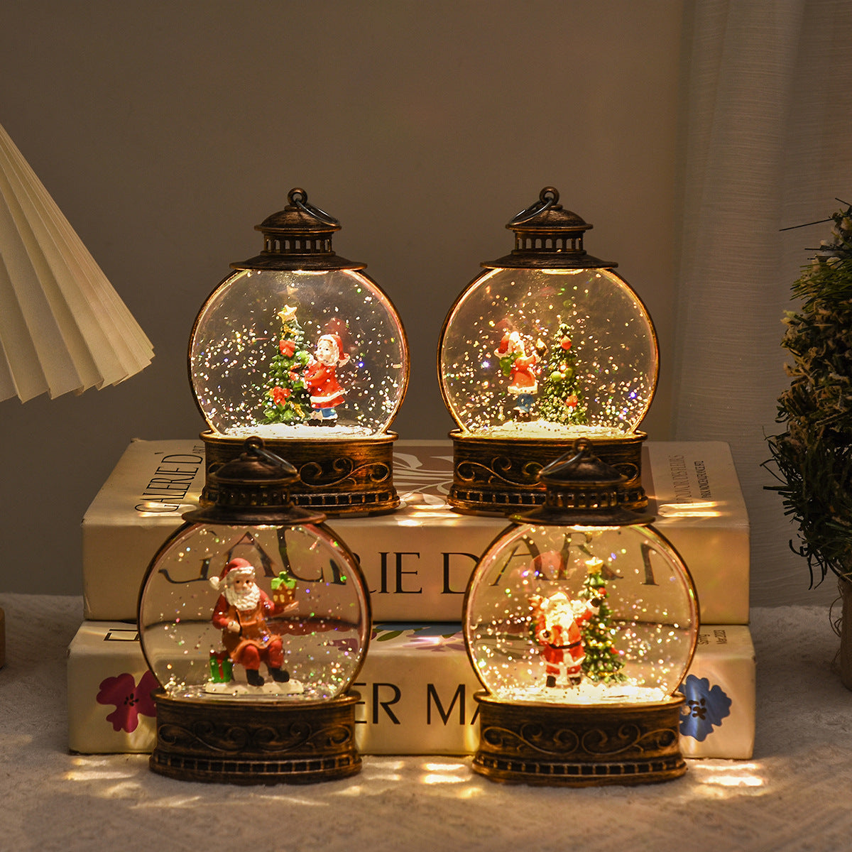 Christmas water-filled night light