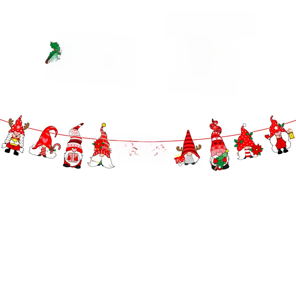 Christmas Decorative Paper Flags and Pennants