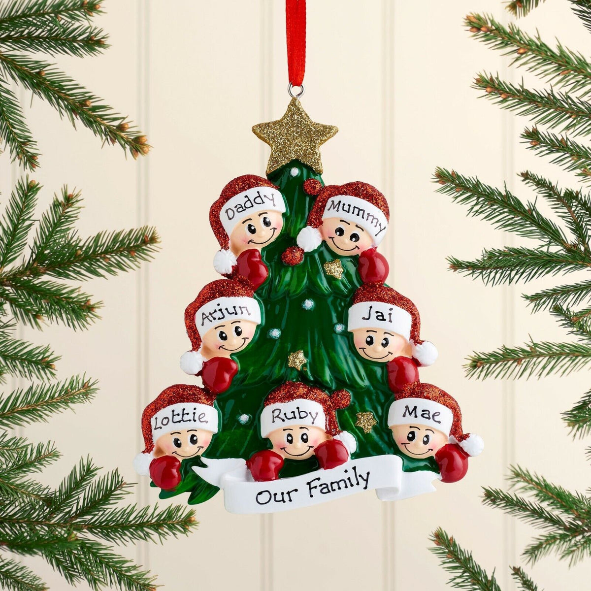 Acrylic Christmas Ornament Set
