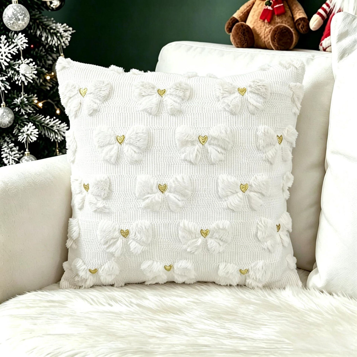 Christmas Themed Decorative Pillow Cover