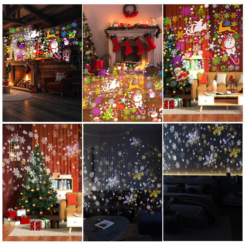 Christmas Projection Snowflake LED Decoration Light