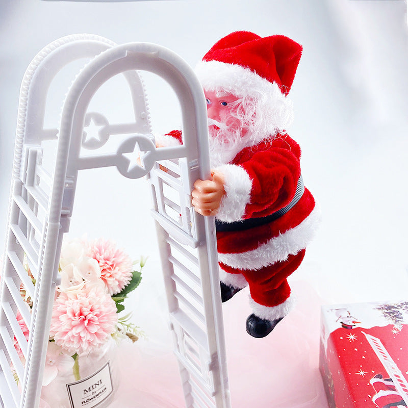 Electric Santa Claus Climbing Beads Toy