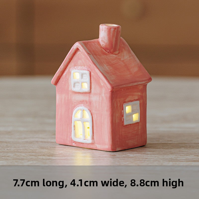 Christmas decoration miniature house