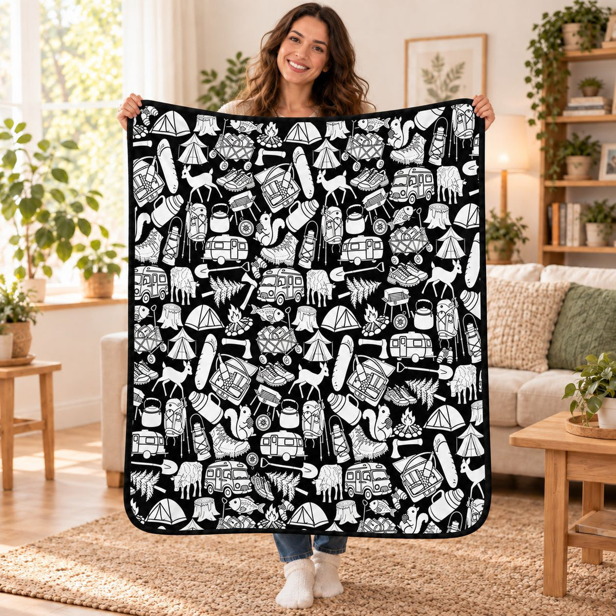 Christmas DIY Decal Blanket