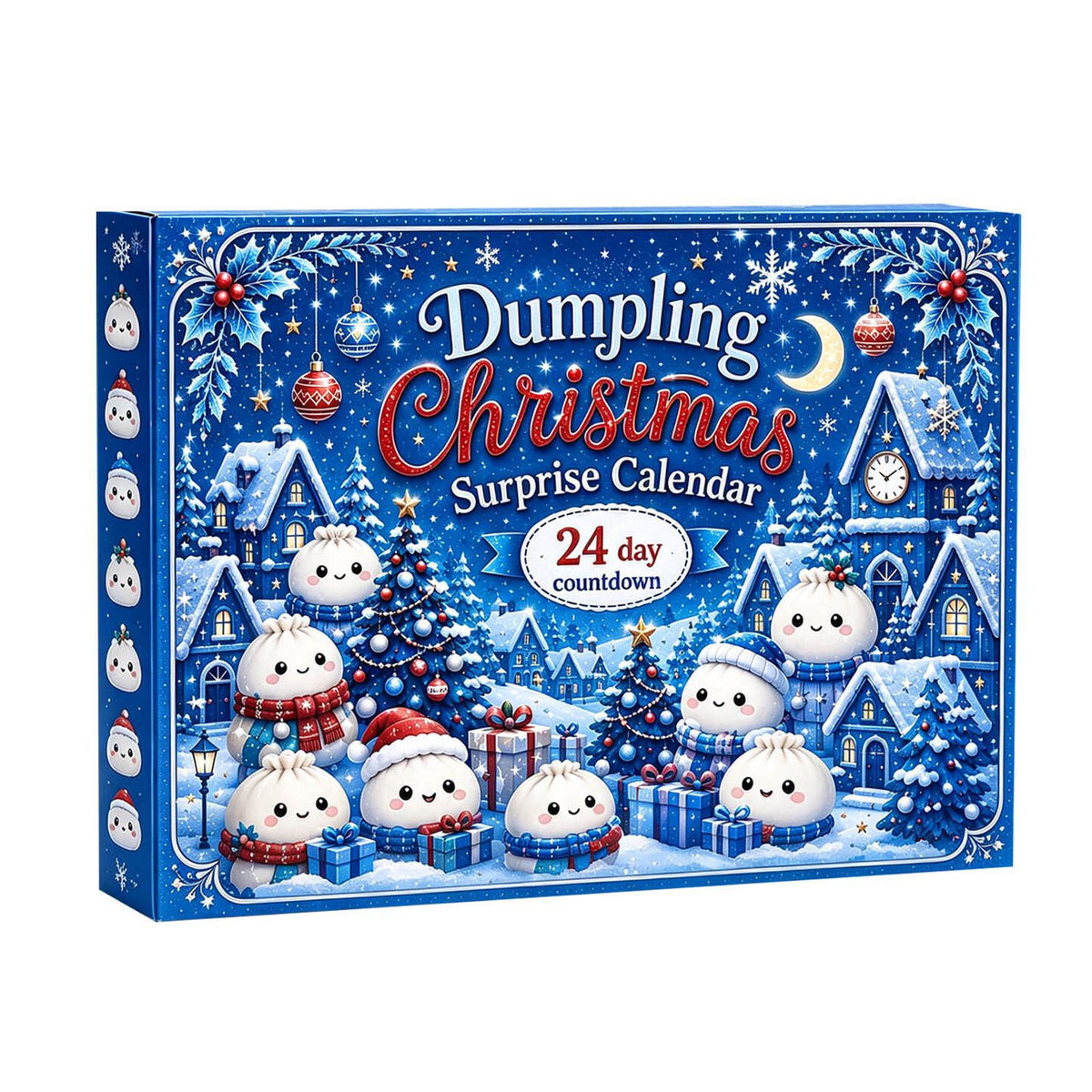 Christmas Countdown Calendar Squishy Toy Set
