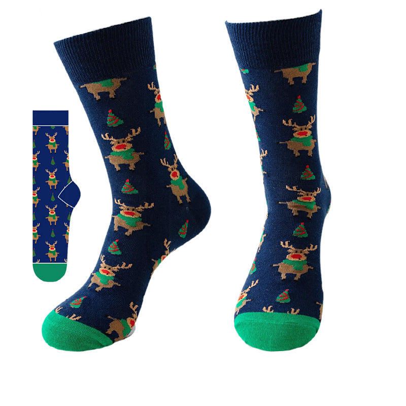 Christmas Themed Mid-Calf Socks