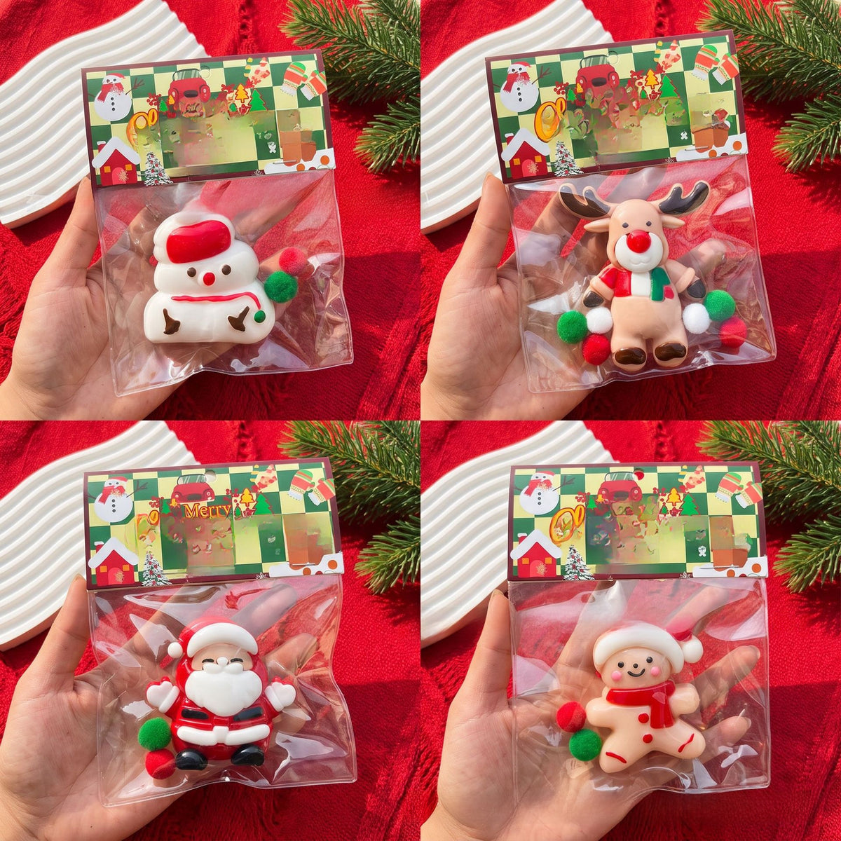 Christmas Themed Slow Rebound TPR Squishy Toy