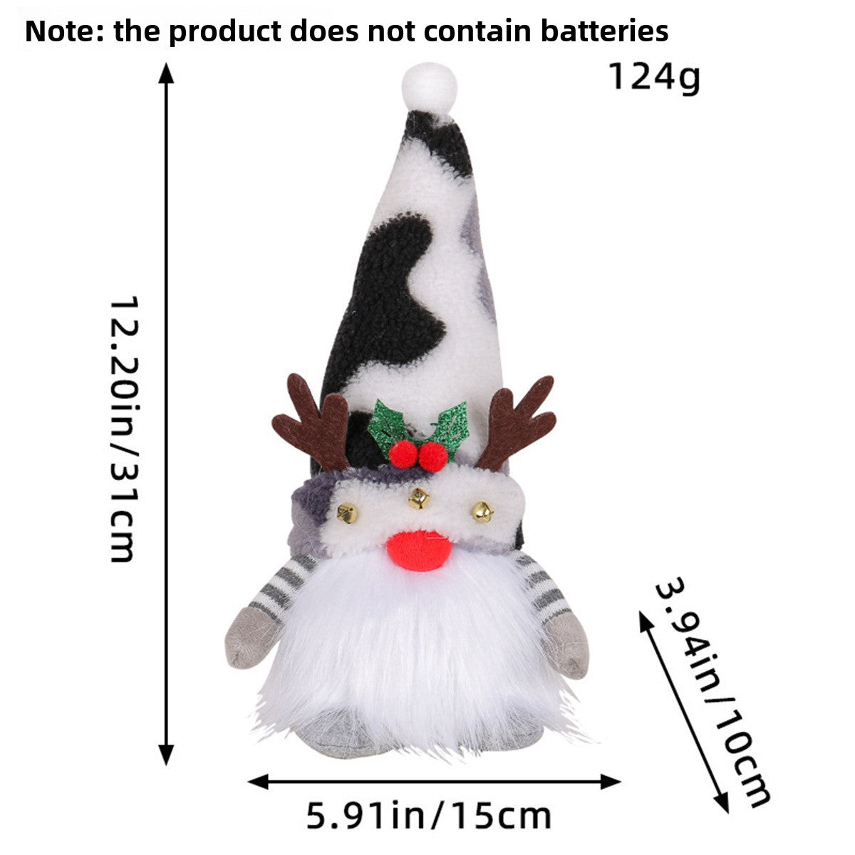 Christmas Lighted Doll Ornament